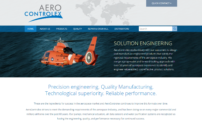 Aero Controllex Website