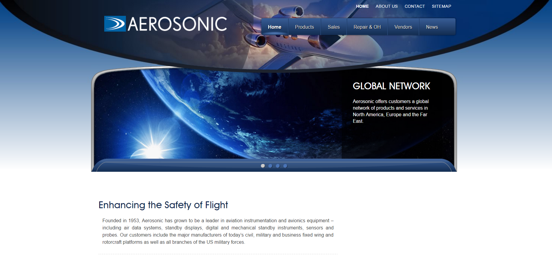 Aerosonic Website